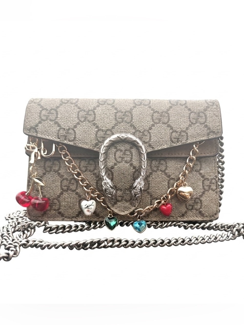 Authentic Gucci Dionysus Super Mini GG Supreme Canvas Bag - Picture 2 of 11